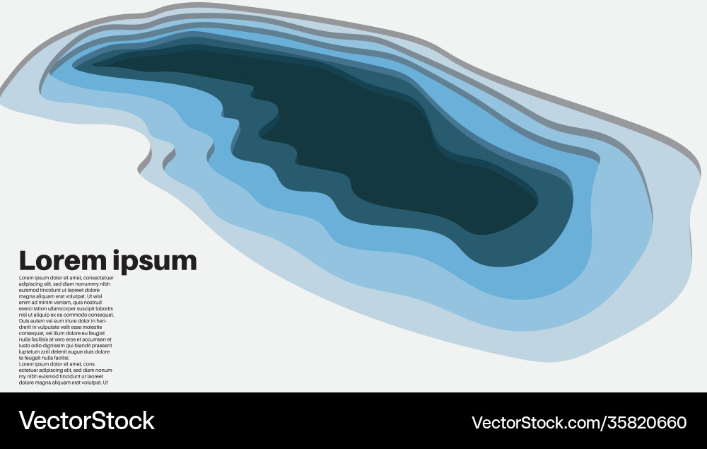 Overlapping background waves deep water design Overlapping background waves deep water design vector image