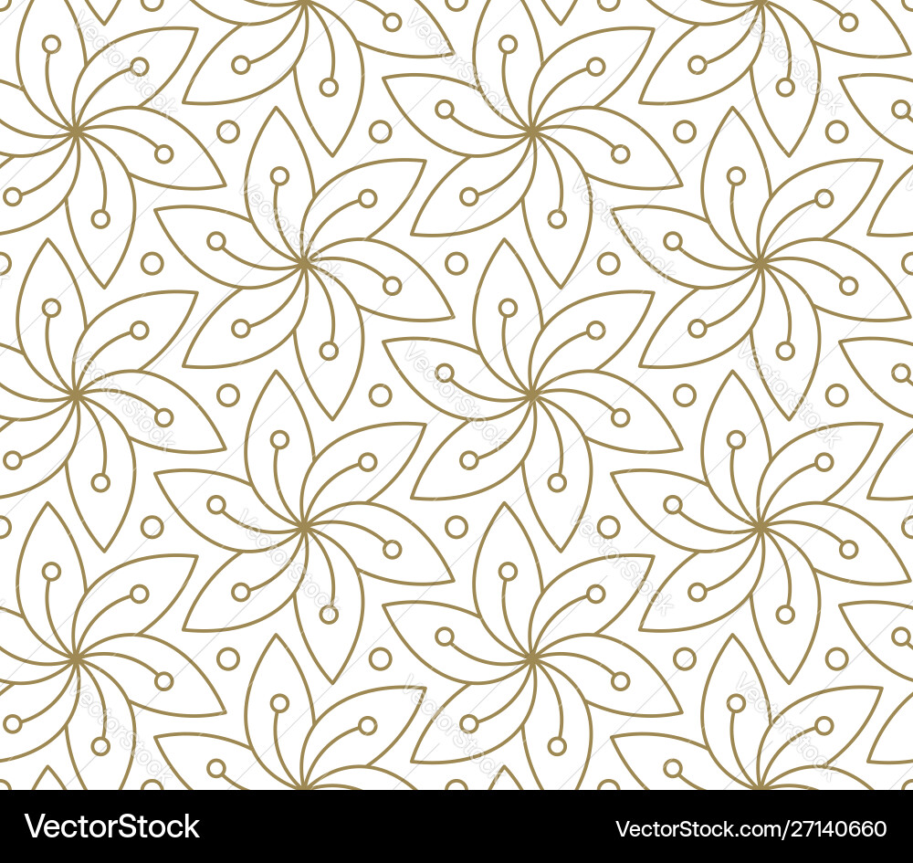 Seamless pattern with abstract geometric line Seamless pattern with abstract geometric line vector image