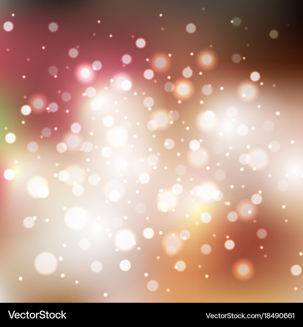 Blurred background with sparkles Vector Image