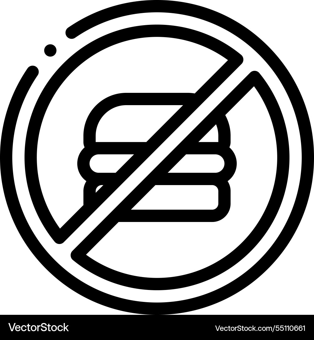 No camera icon thin linear style design isolated No camera icon thin linear style design isolated Vector Image
