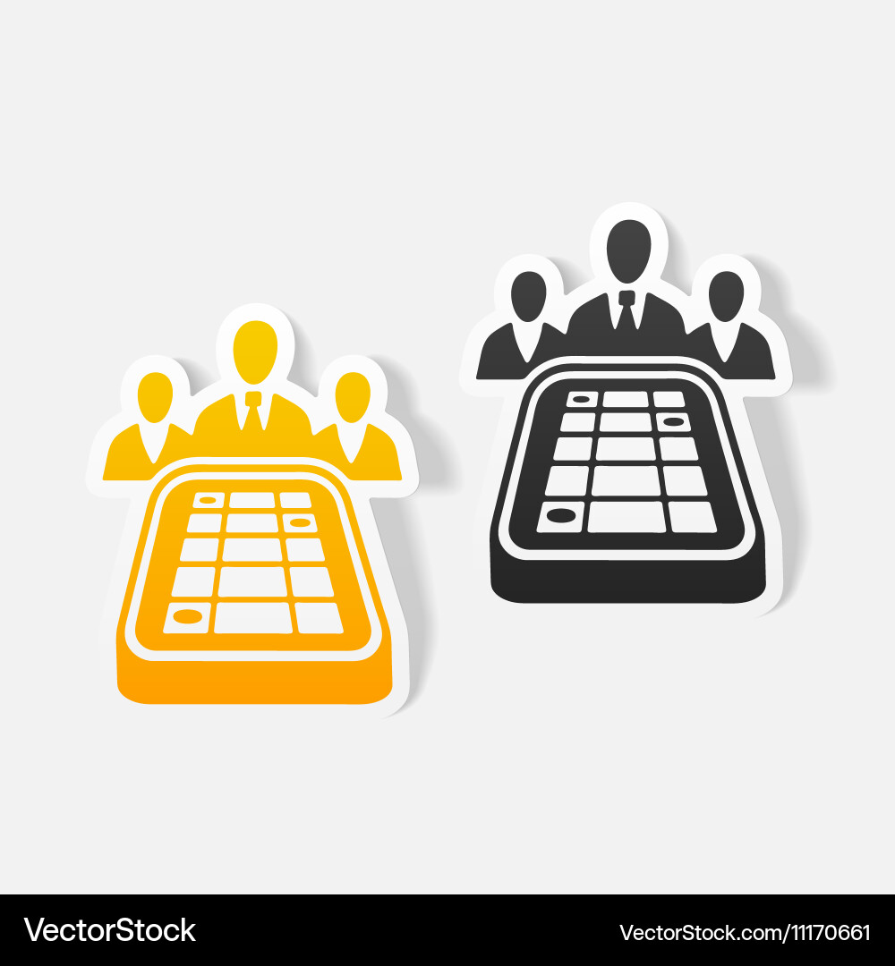 Realistic design element game craps vector image