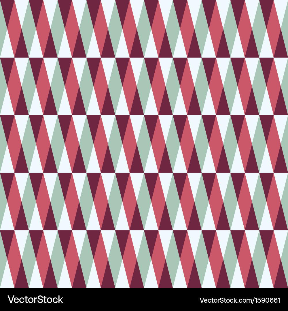 Seamless pattern with stripes and triangles vector image