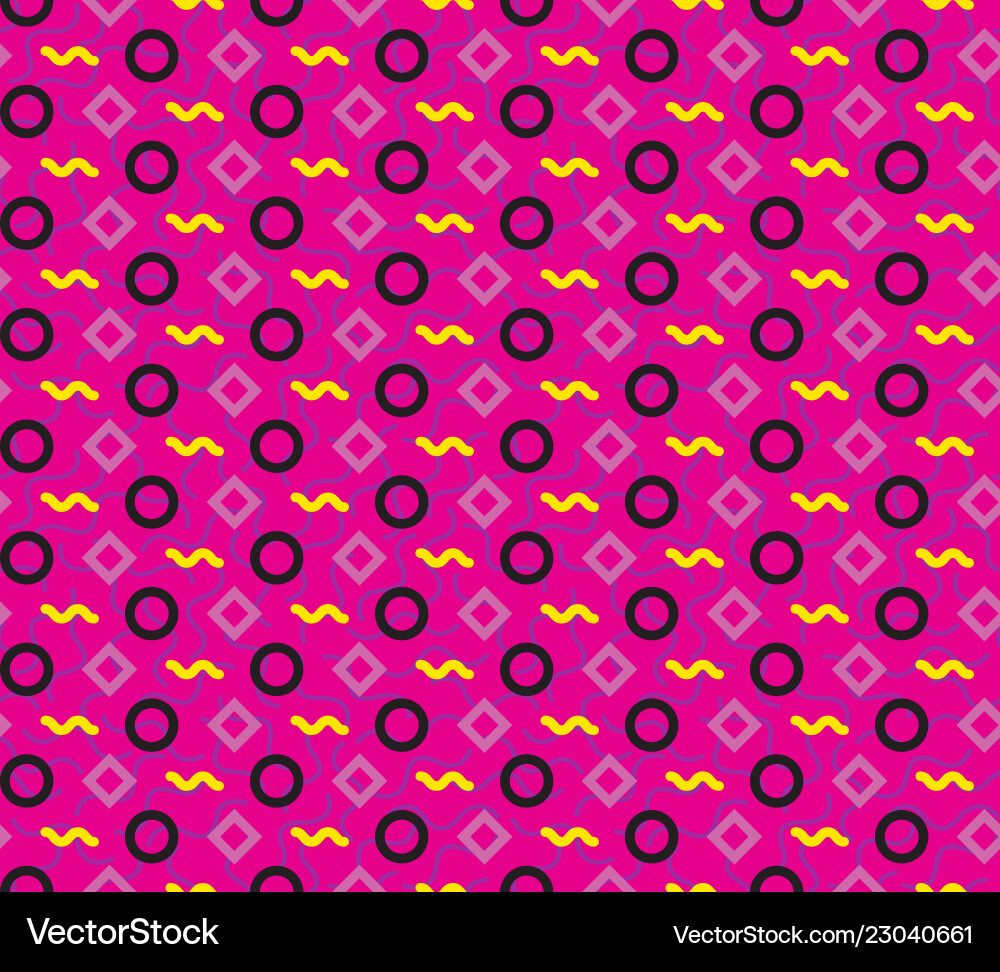 Seamless repeating pattern of circles rhombuses Seamless repeating pattern of circles rhombuses vector image