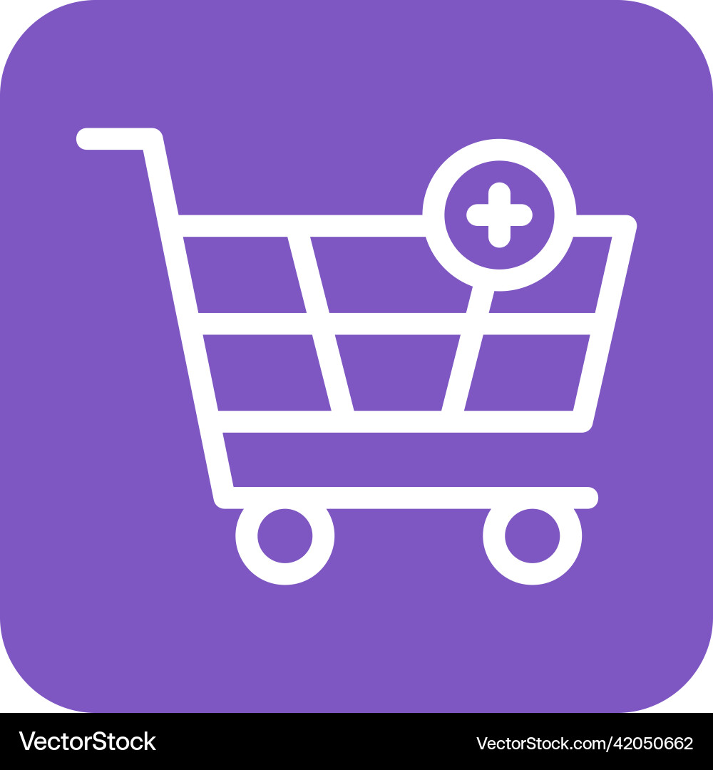 Add to cart icon design vector image