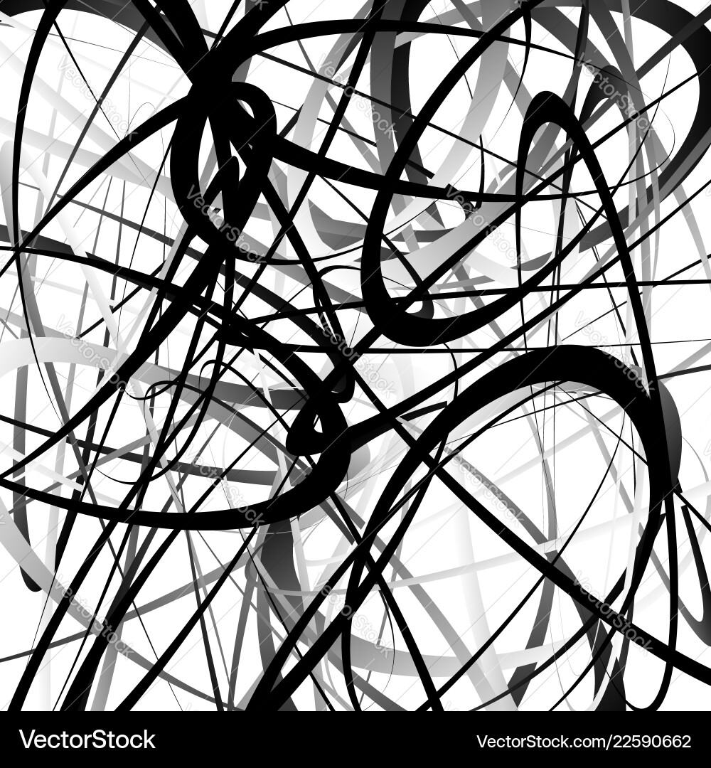 Dynamic Intersecting Lines - Abstract Art Vector Image