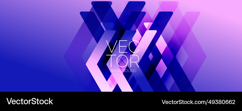 Energetic geometric background featuring an array Vector Image