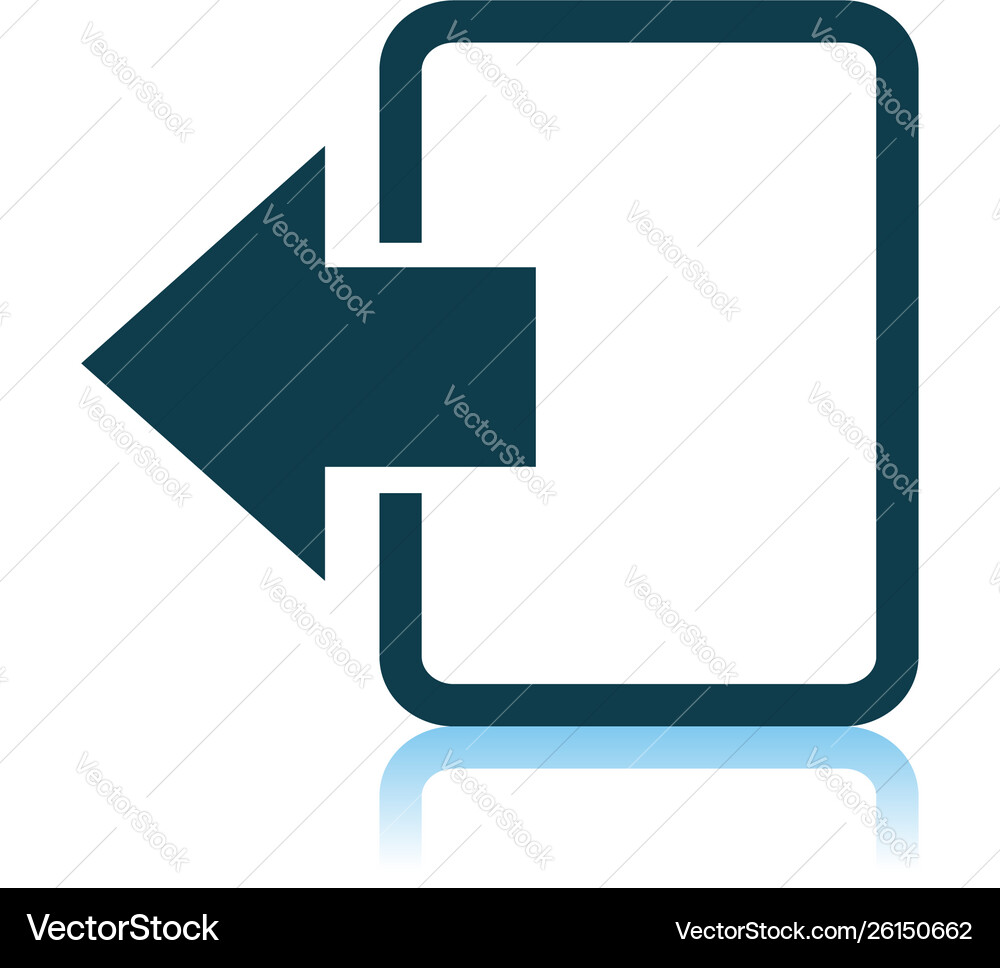 Exit icon Vector Image