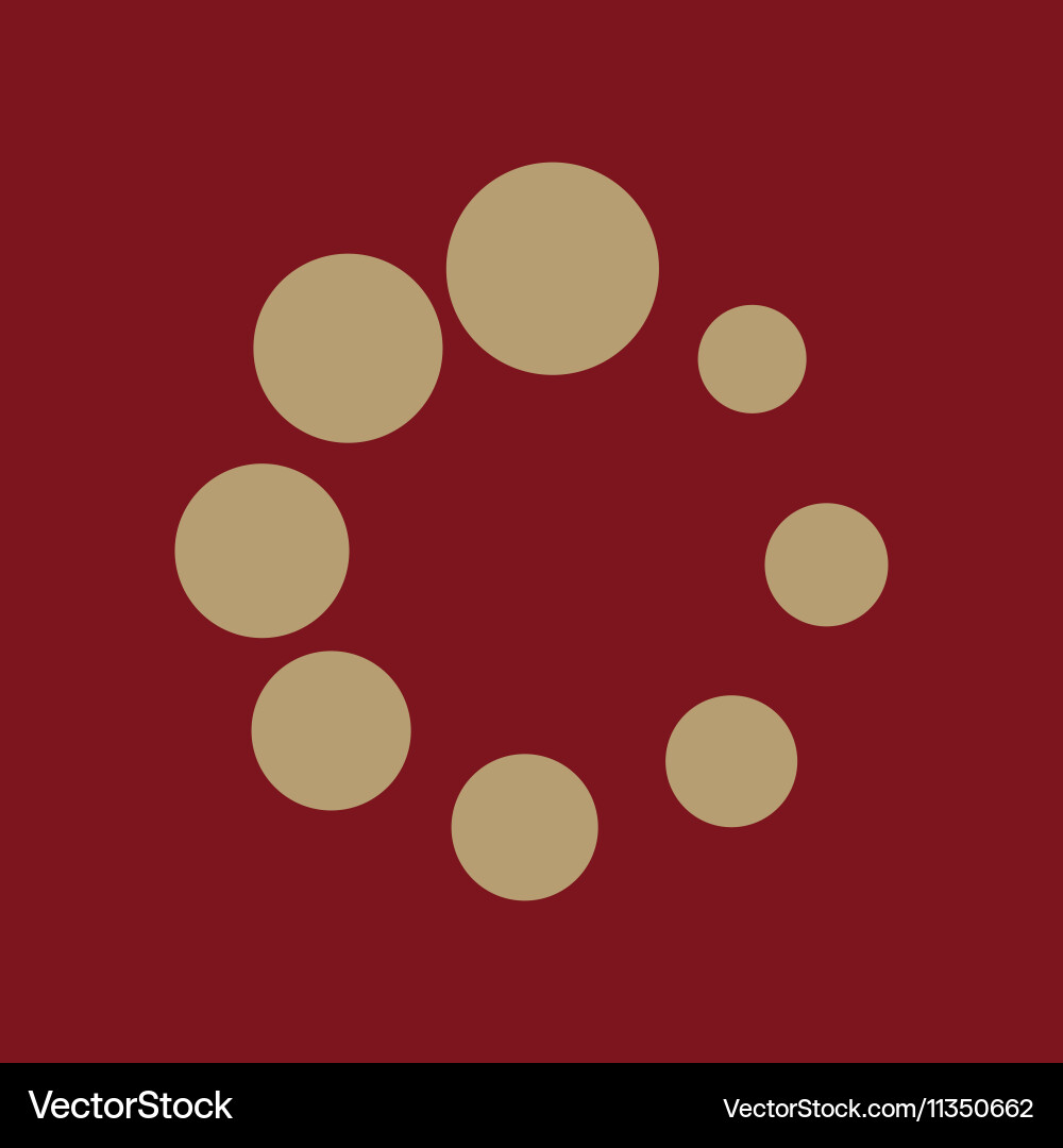 Loading icon load symbol flat Vector Image