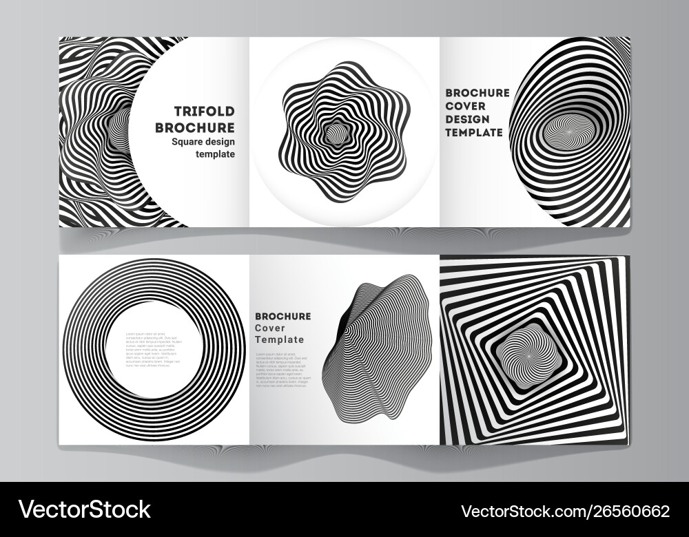 Minimal editable layout square format Minimal editable layout square format vector image