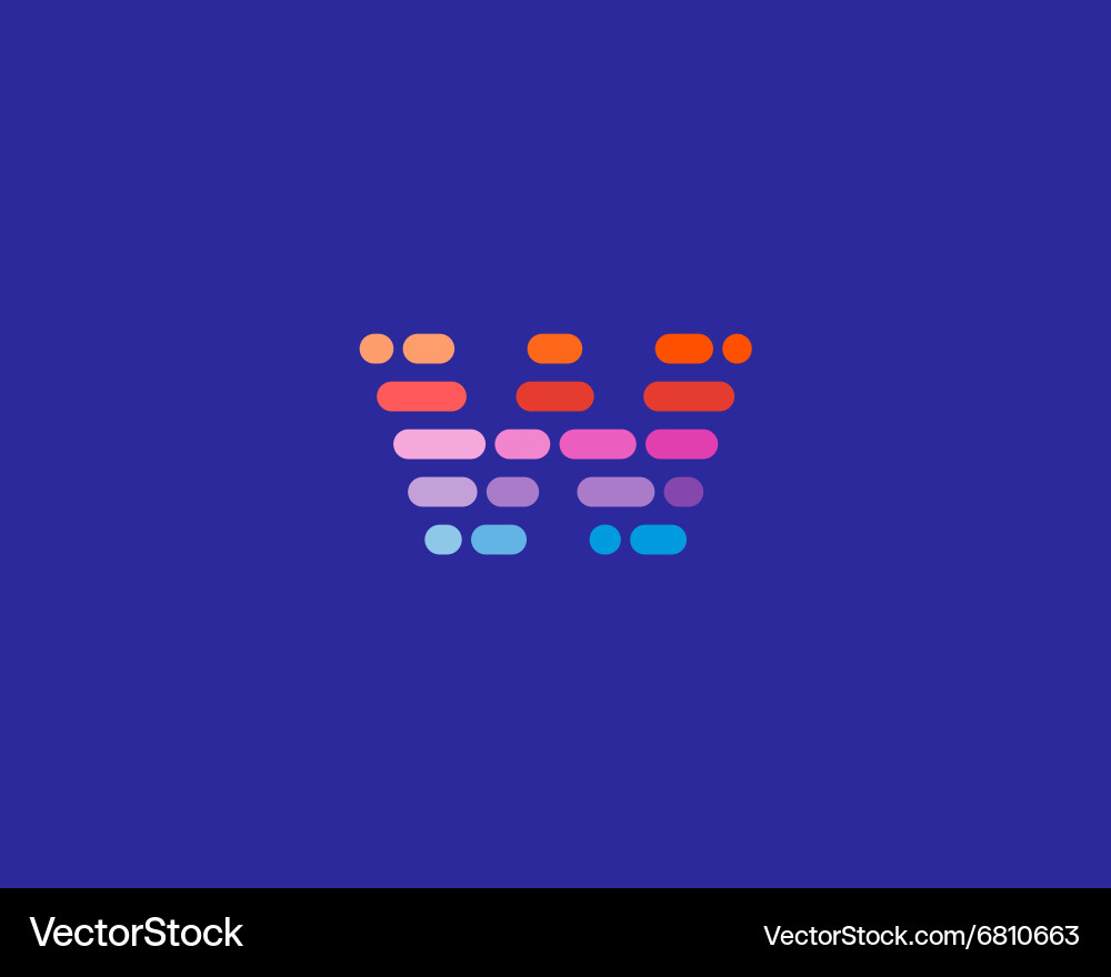 Logo Letter W Dots Lines Vector Images (over 160)