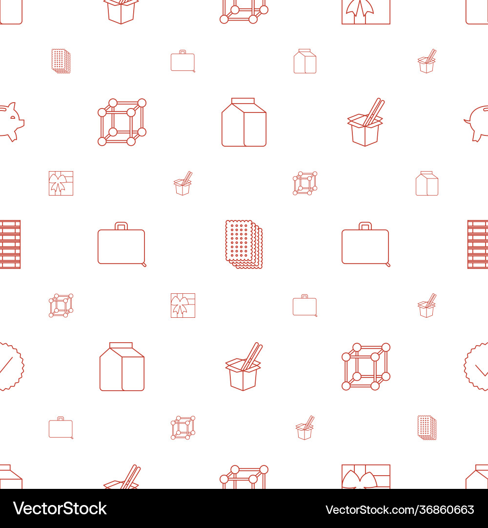 Box icons pattern seamless white background – Free Vector | VectorStock