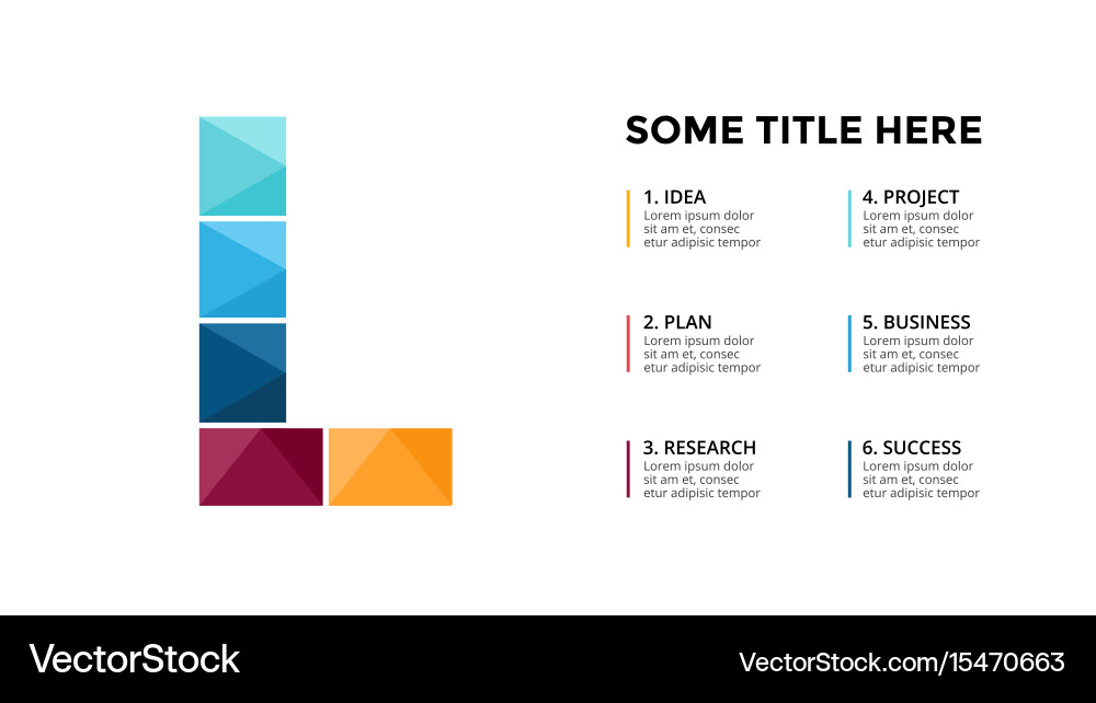 Circular Arrow Graph Presentation Slide vector image