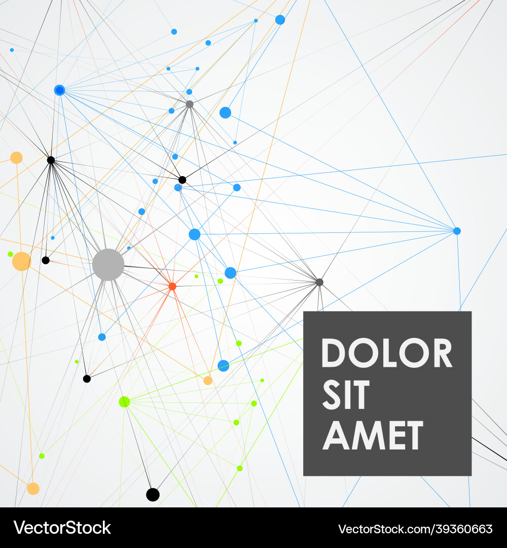 Geometric abstract background with connected line Geometric abstract background with connected line vector image