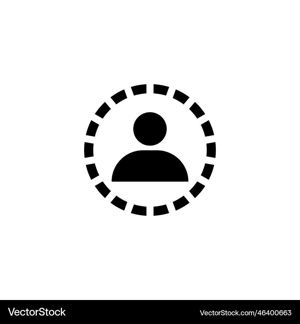Loading user icon design vector image