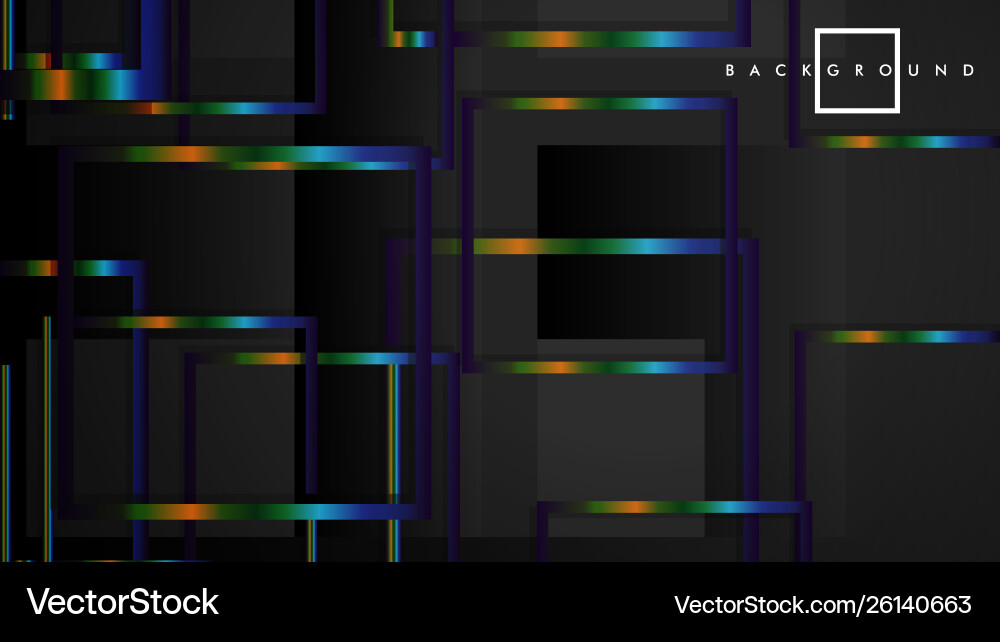 Modern abstract box background with colorful Modern abstract box background with colorful Vector Image
