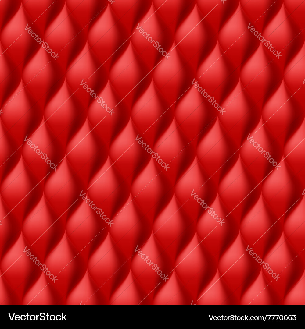 Red Convex Wavy Pattern vector image