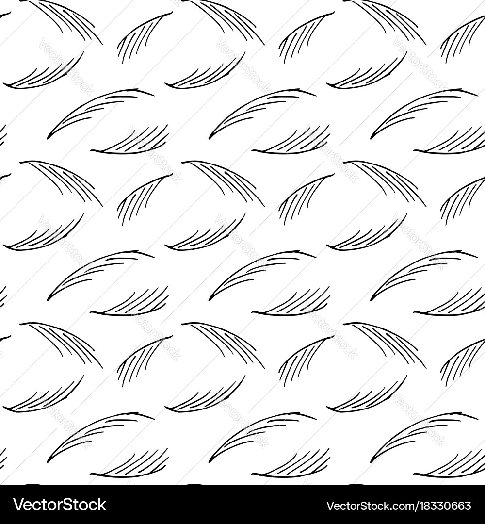 Seamless abstract background with spruce branch Vector Image