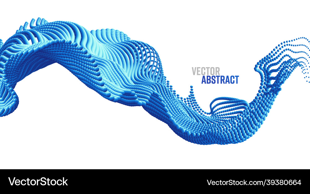 Background with abstract big data splash 3d Background with abstract big data splash 3d Vector Image