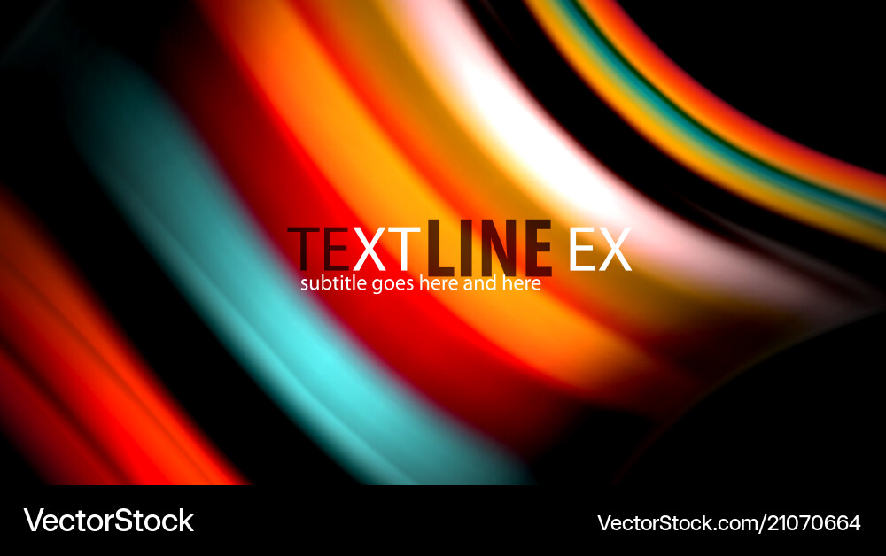 Blur color wave lines abstract background Blur color wave lines abstract background vector image