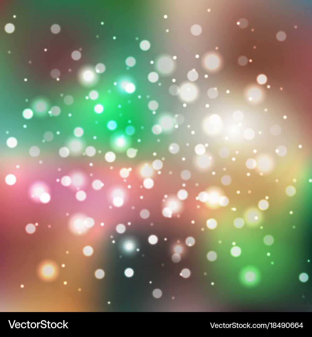 Blurred background with sparkles Vector Image