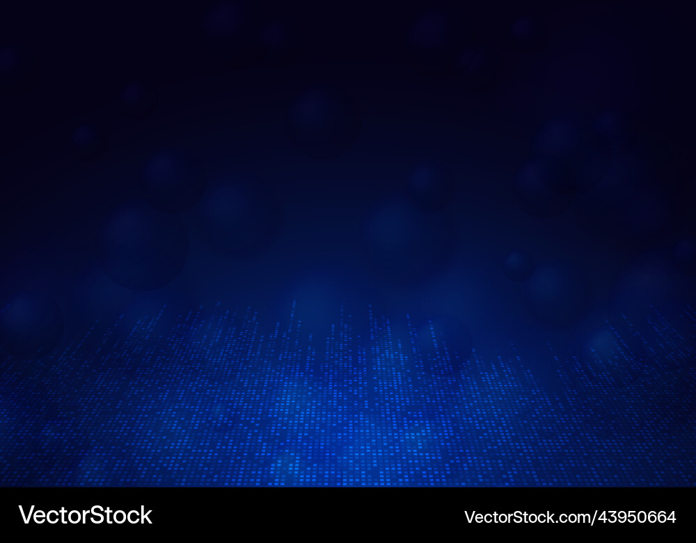 Futuristic Tech Pattern vector image
