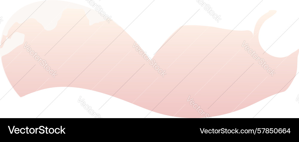 Light orange soft abstract wavy shape design Vector Image