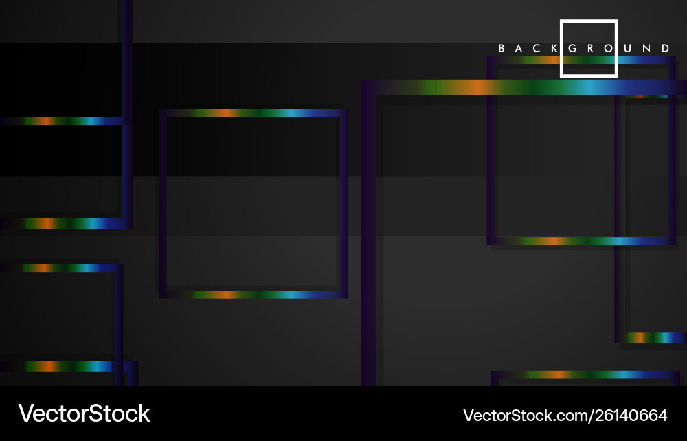 Modern abstract box background with colorful Modern abstract box background with colorful Vector Image