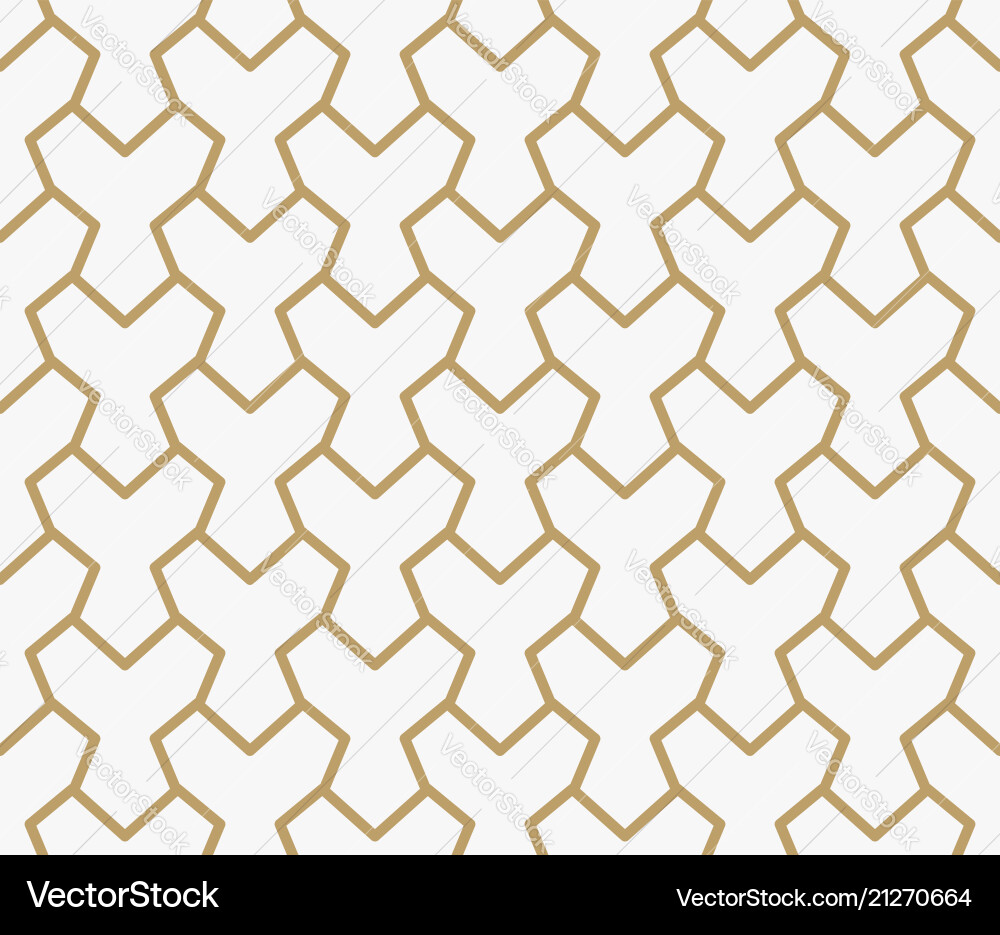 Modern Geometric Pattern - Lines & Shapes vector image