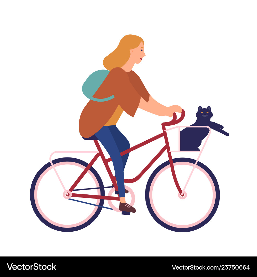 Pretty young woman dressed in casual clothes Pretty young woman dressed in casual clothes vector image