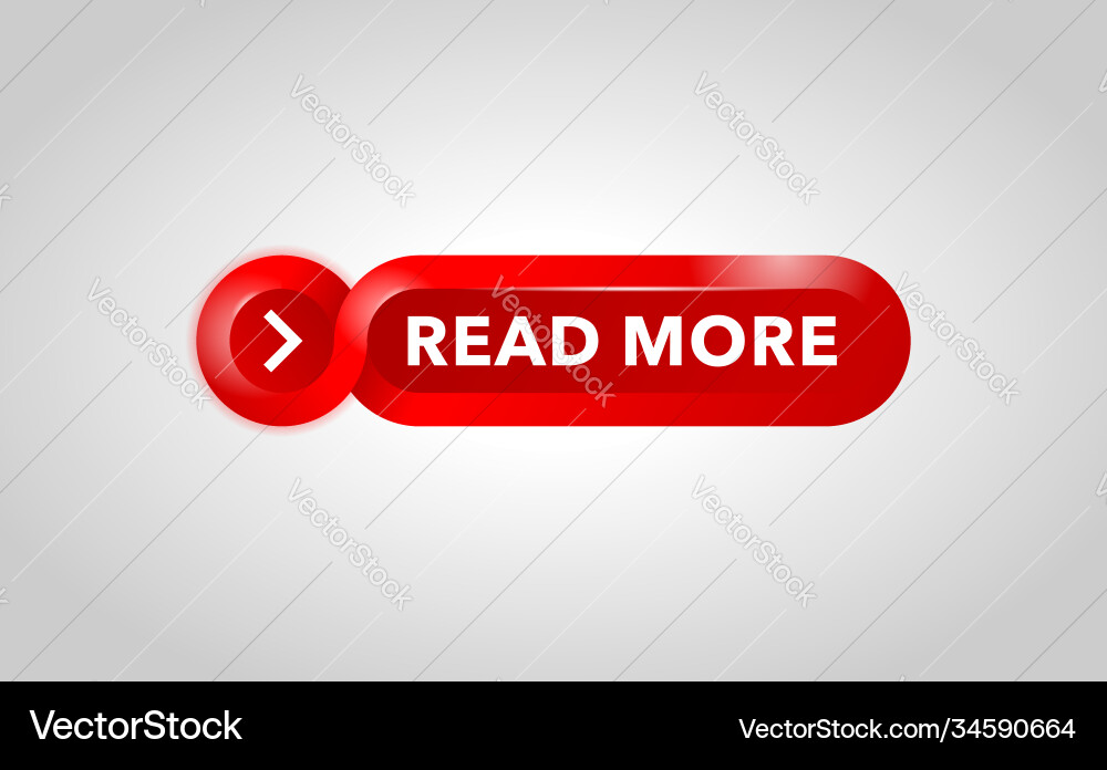 Read more button or other active clicking element vector image