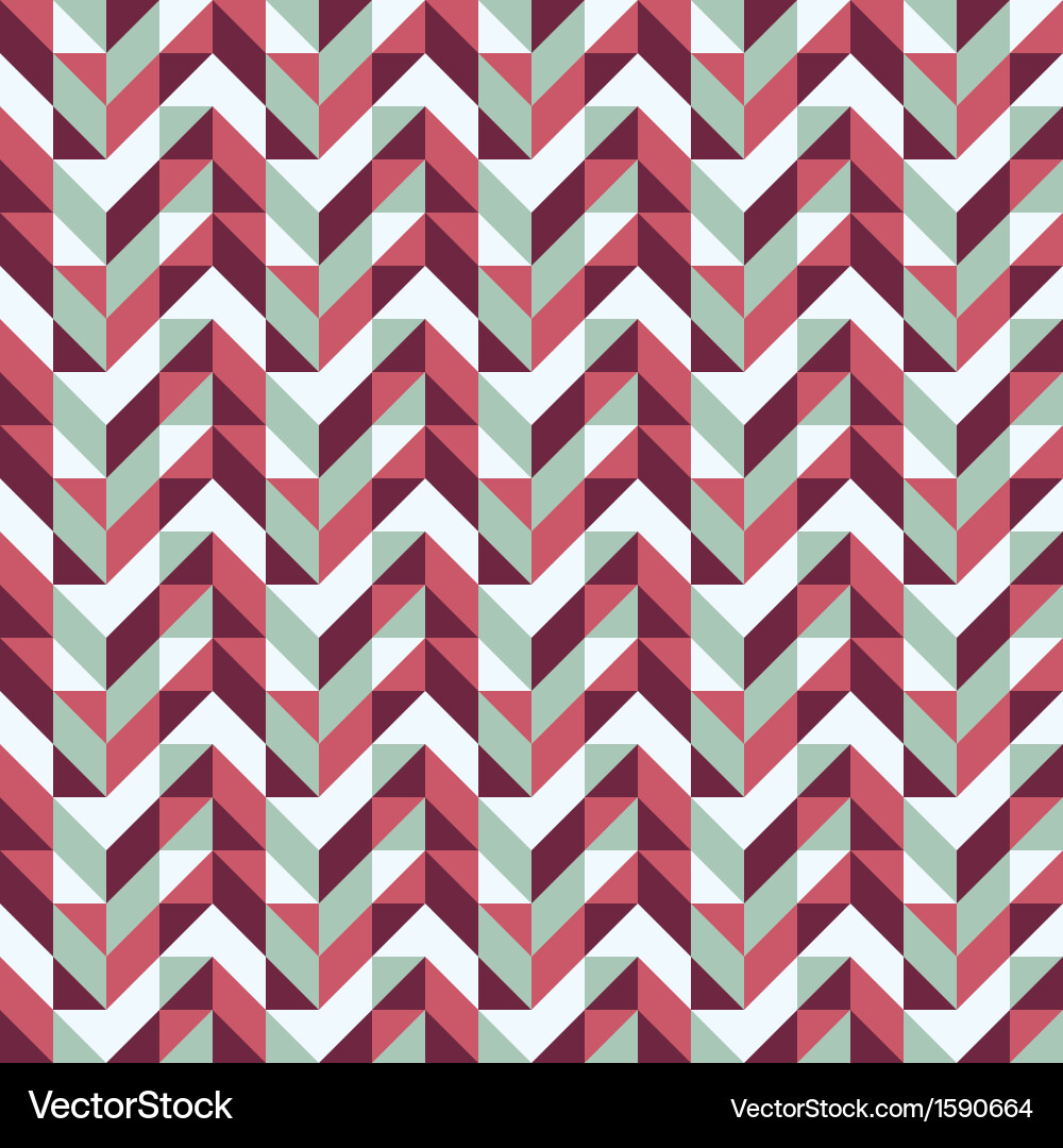 Seamless pattern with squares and triangles vector image