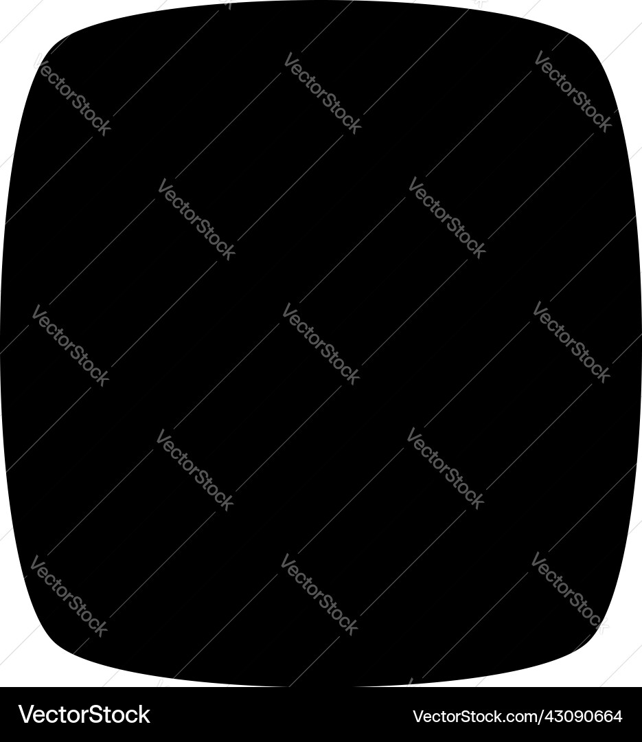 Simple rounded organic shape design element Simple rounded organic shape design element vector image