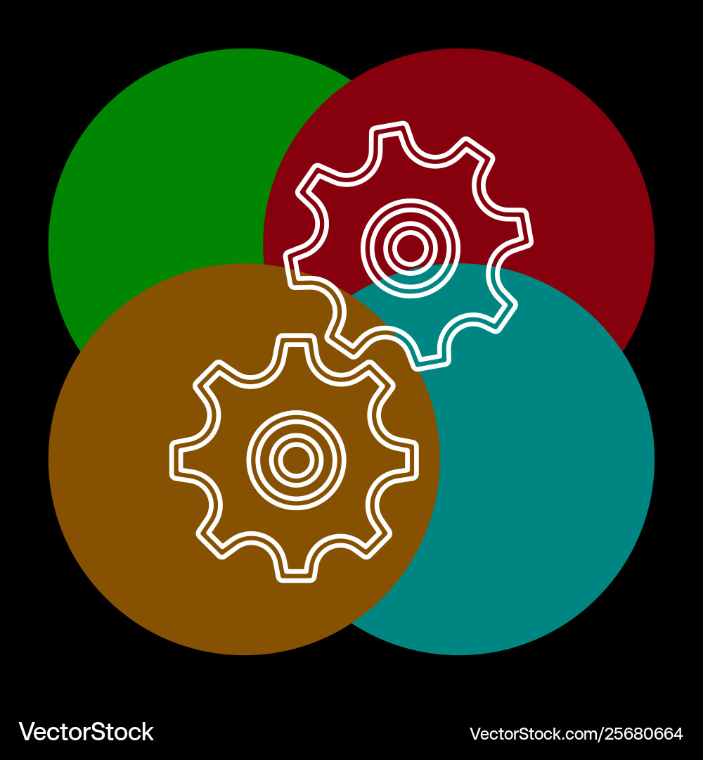 Workflow icon element Vector Image