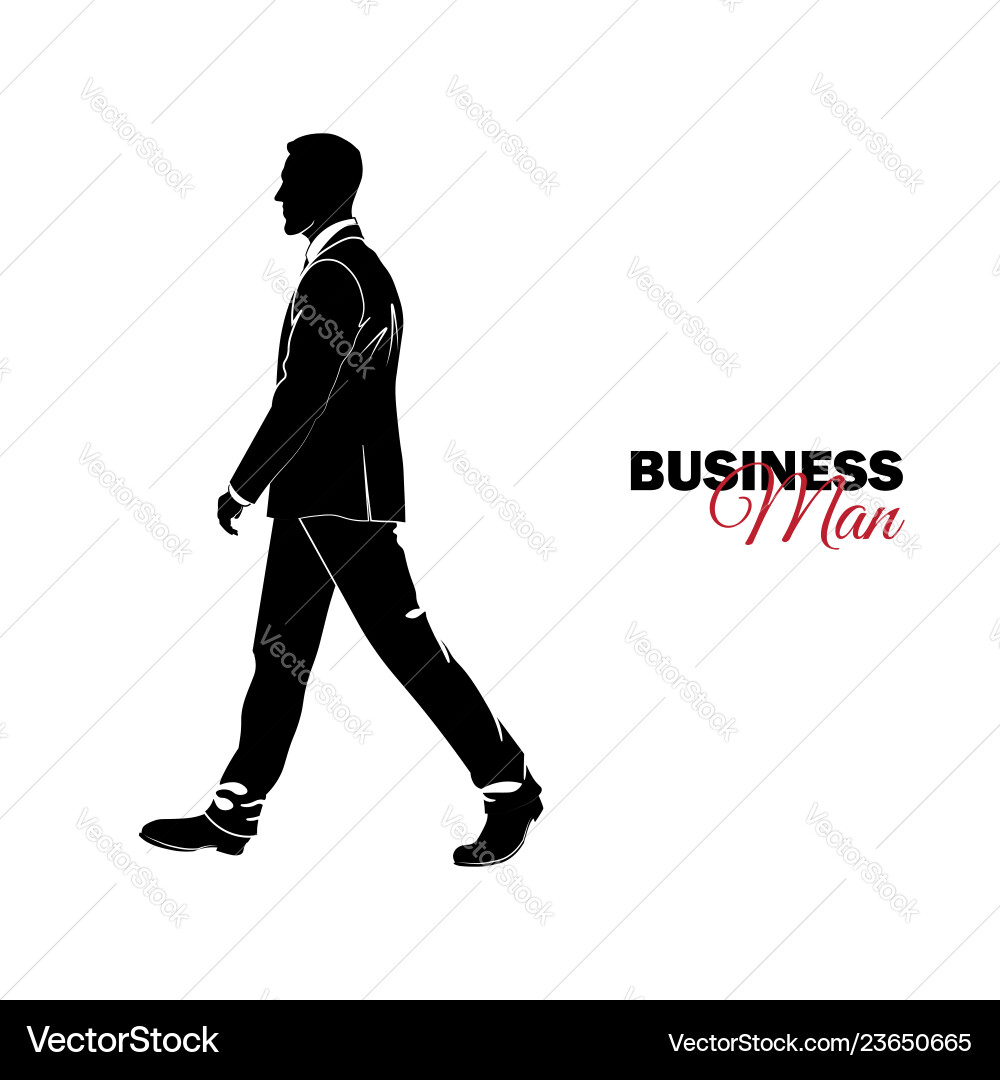Businessman manager a man in business suit Businessman manager a man in business suit vector image