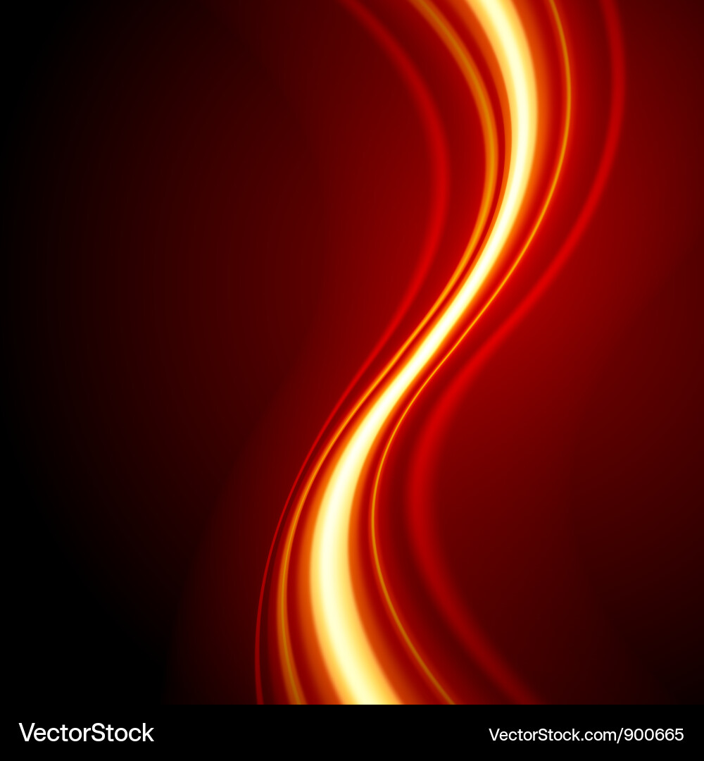 Dynamic Orange Waveform Background vector image