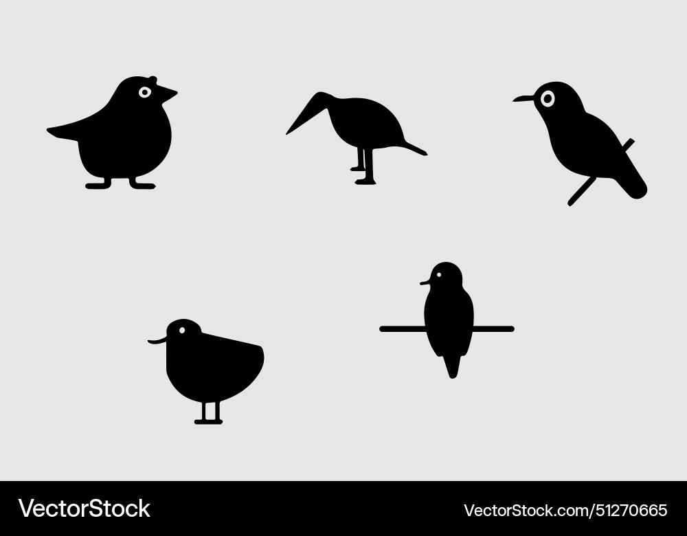 Minimal style bobolink icon design Minimal style bobolink icon design Vector Image