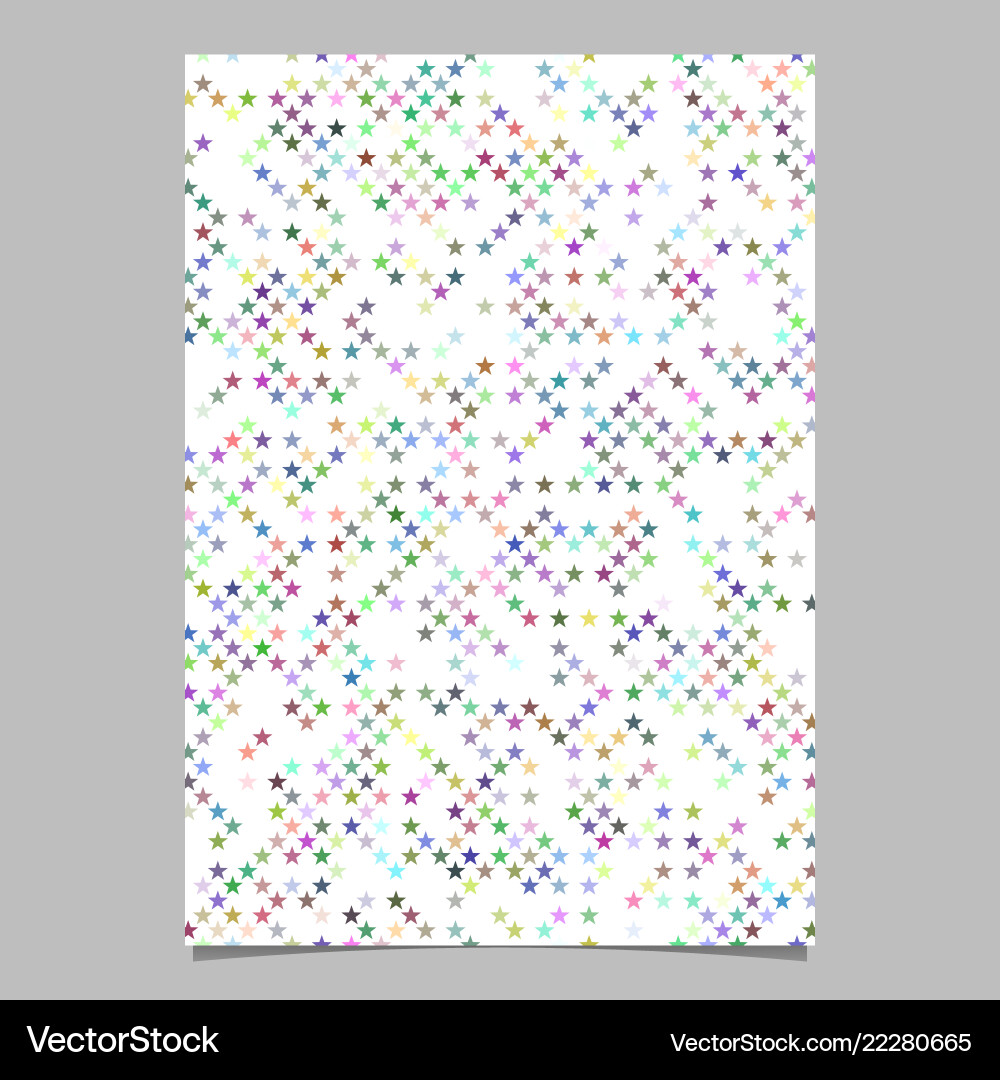 Multicolored star shape pattern background Multicolored star shape pattern background Vector Image