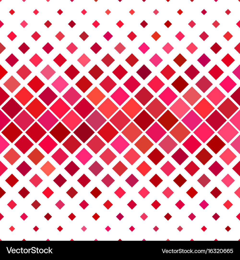 Red abstract square pattern background vector image