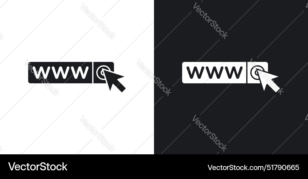 Url icon Royalty Free Vector Image - VectorStock
