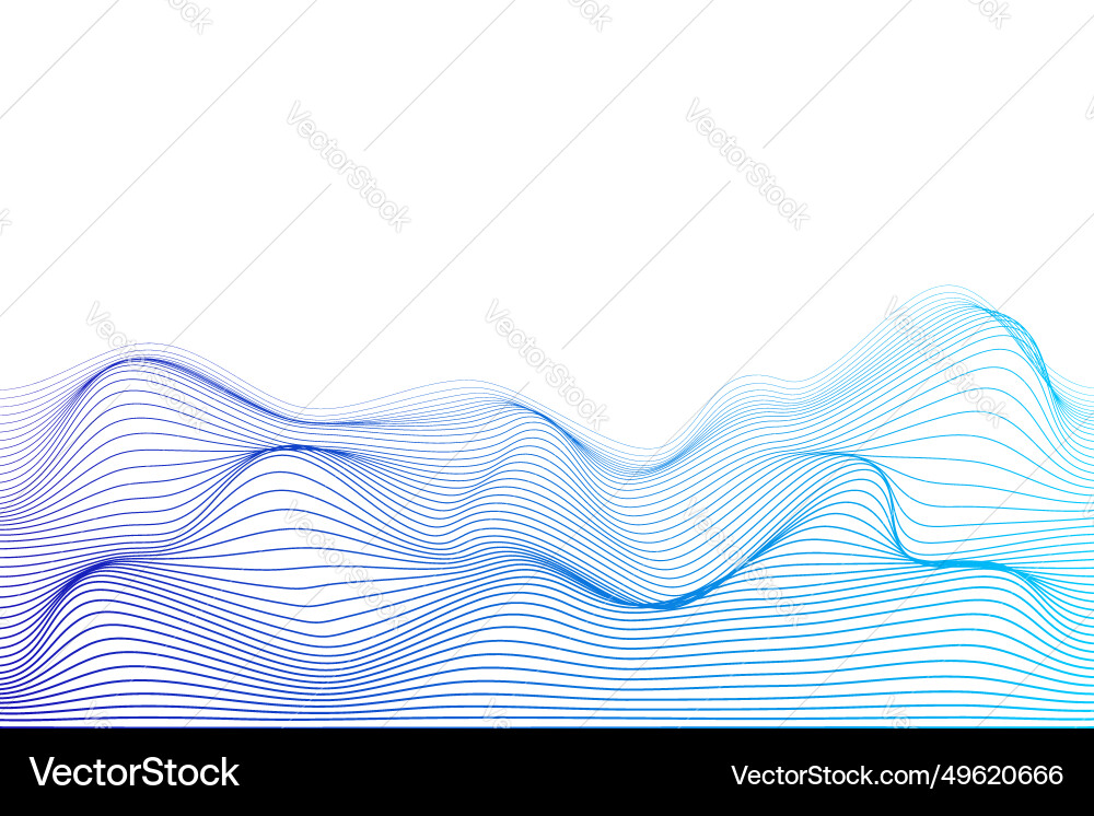 Abstract wave stripe background Vector Image