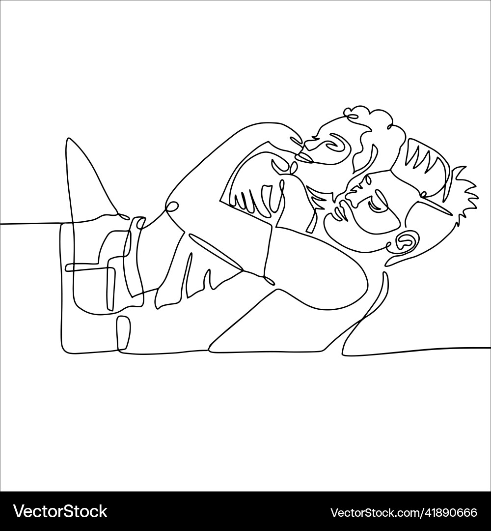 Couple in love lying and hugging romantic lovers Couple in love lying and hugging romantic lovers vector image