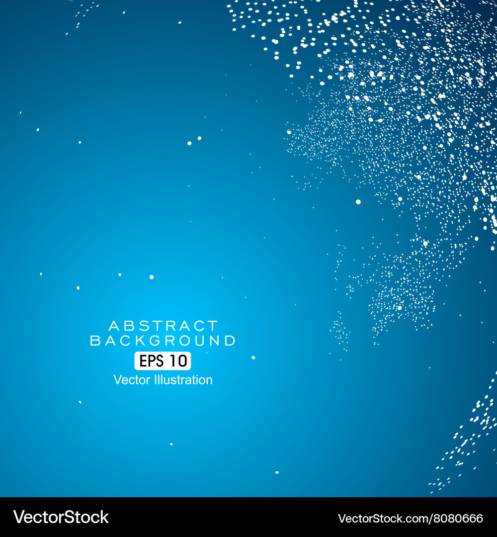 Dots three-dimensional map of the world abstract vector image