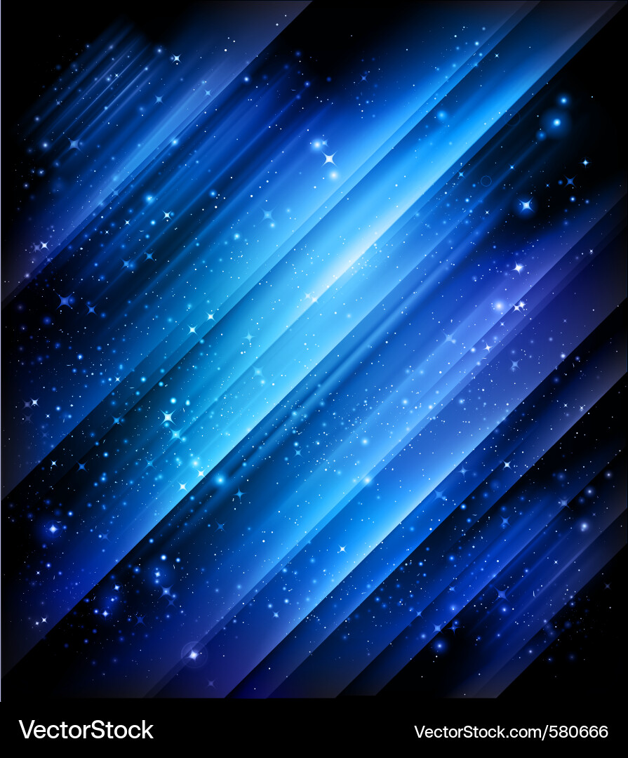 Dynamic Gradient Starfield Vector Image
