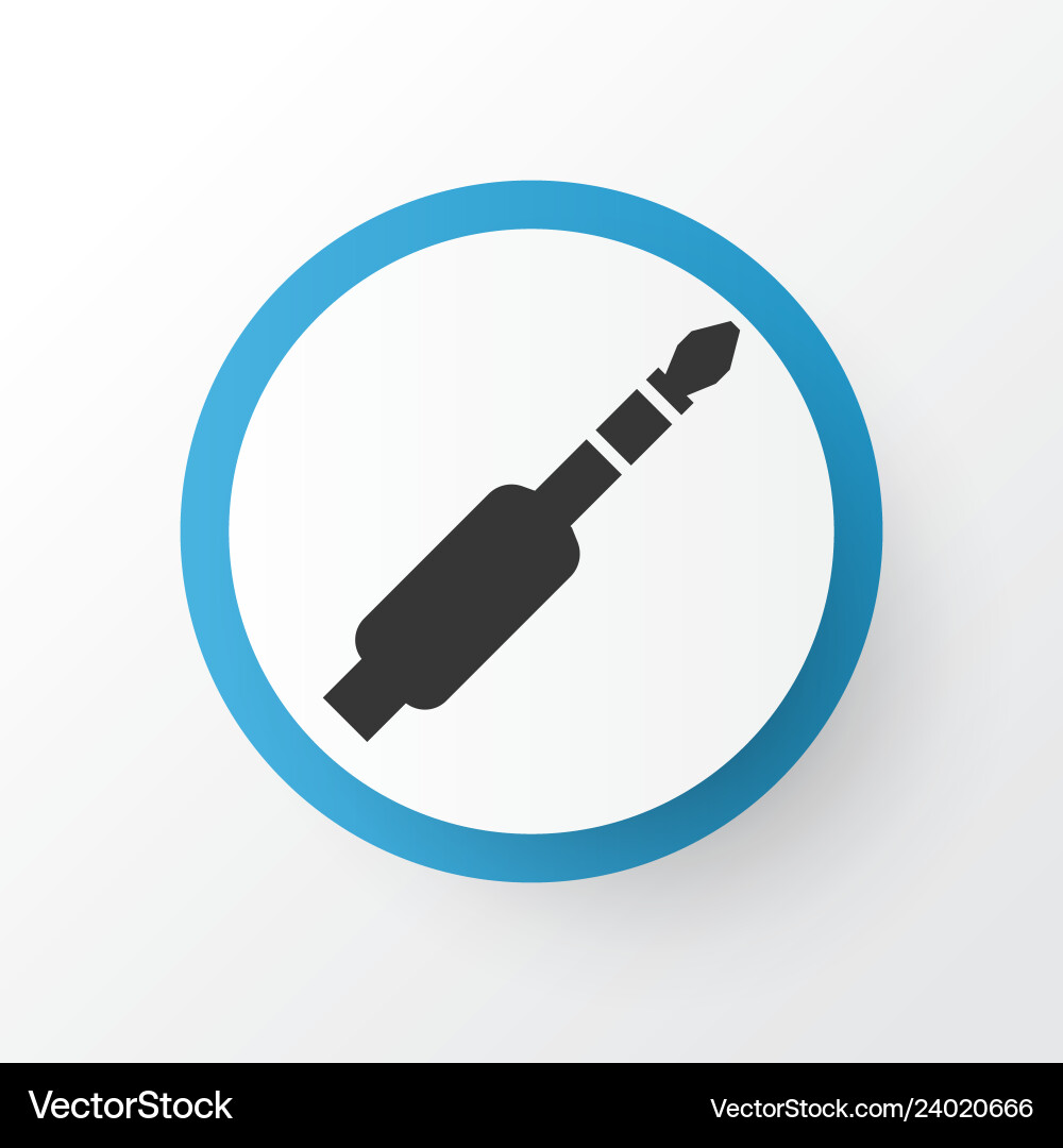 Jack icon symbol premium quality isolated audio Jack icon symbol premium quality isolated audio vector image