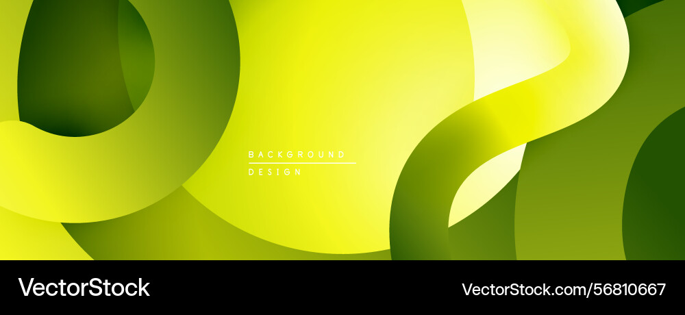 Abstract background features overlapping green Abstract background features overlapping green vector image