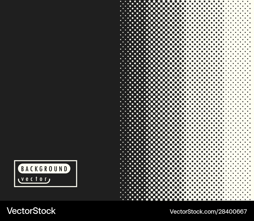 Abstract retro halftone dots overlay element vector image