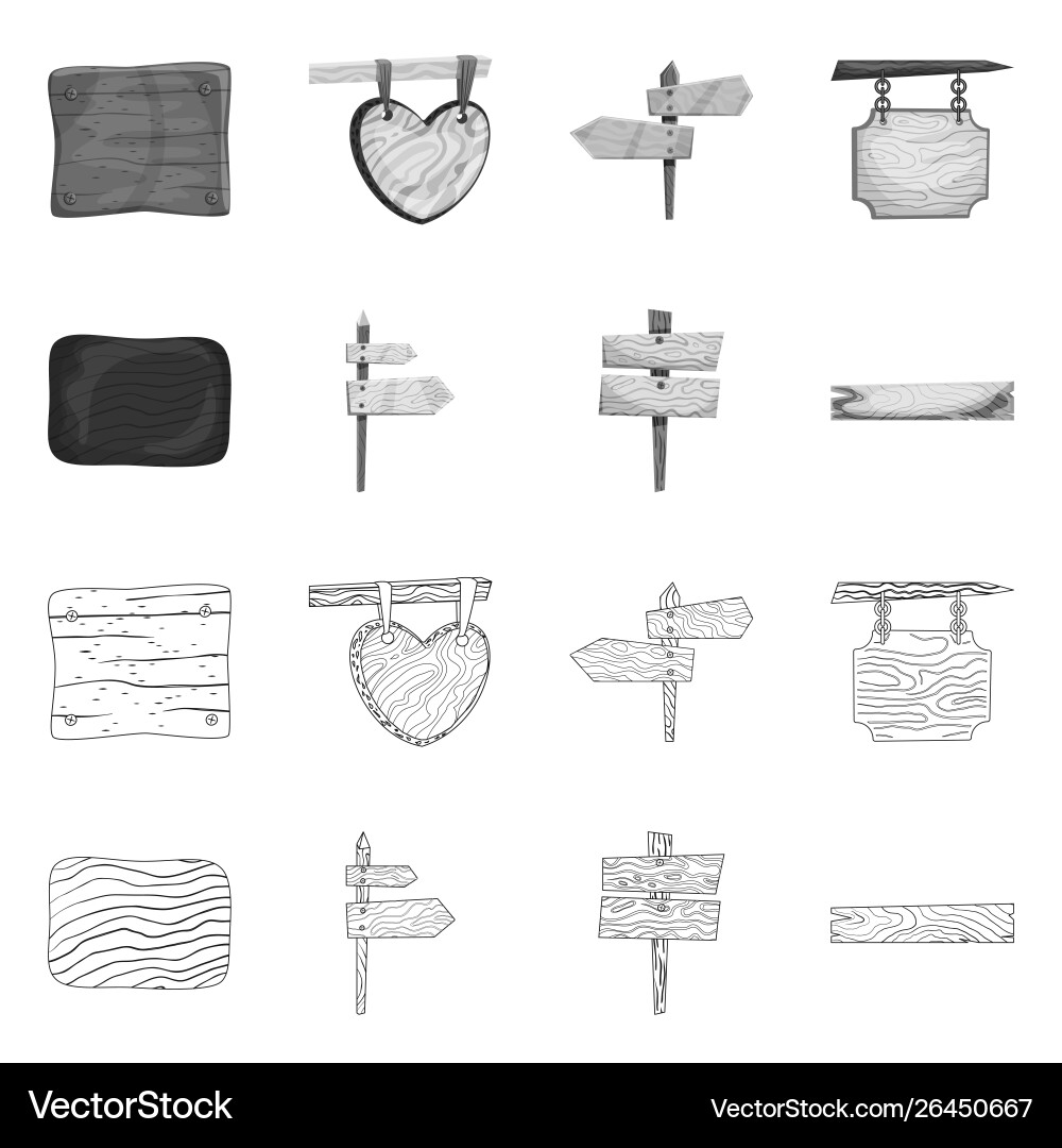 Isolated object raw and forest symbol Isolated object raw and forest symbol vector image