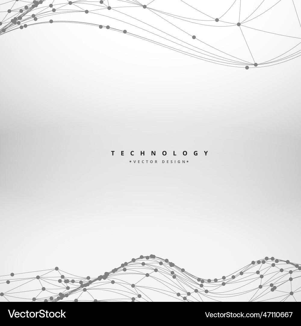 Mesh flowing wave background design Mesh flowing wave background design vector image