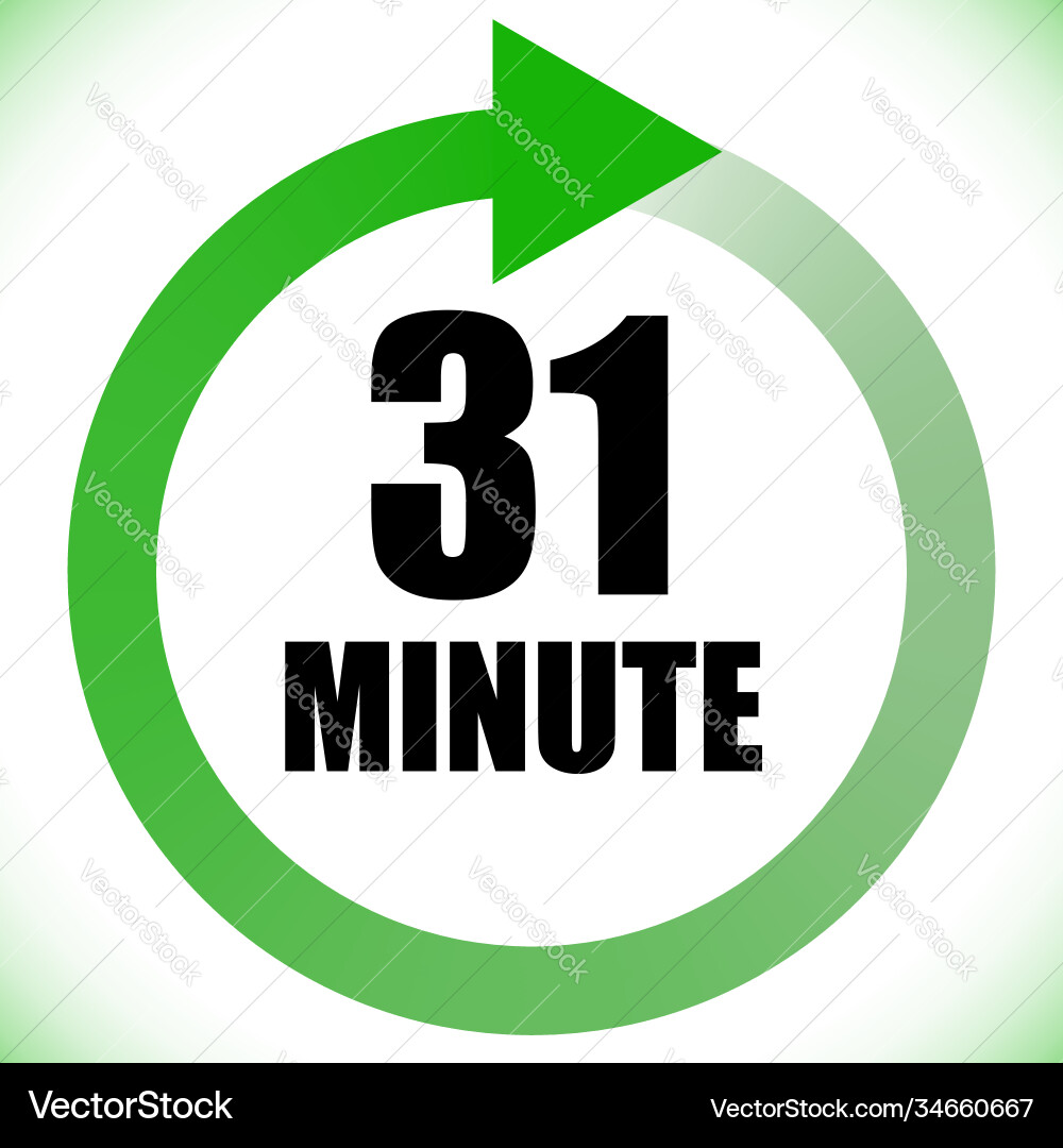 Numbers numerals dial time duration and schedule Vector Image