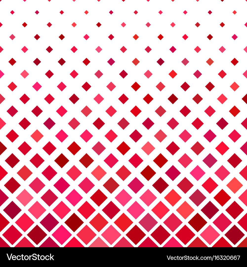 Red square pattern background - from diagonal vector image